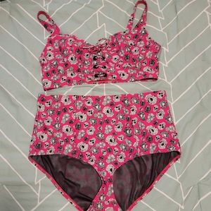 Torrid Swim 3, Sugar Skull Bikini, 2-PIECE set